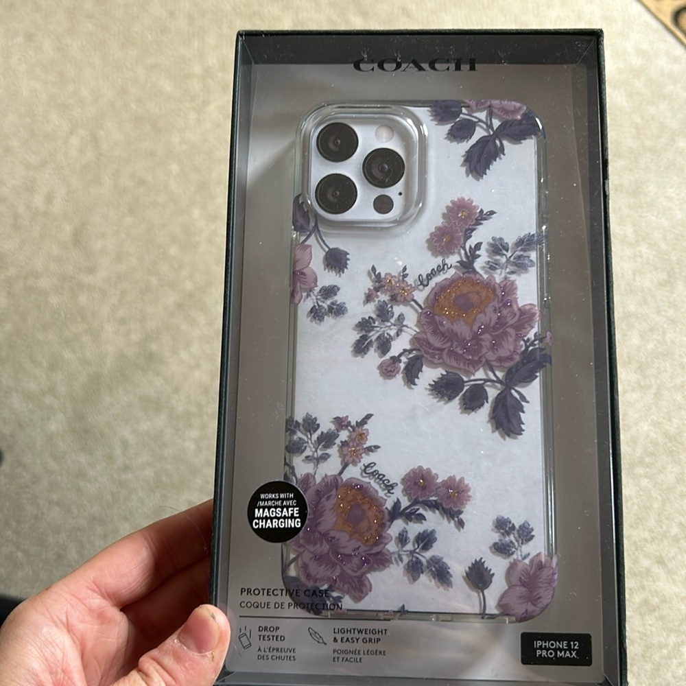 Coach phone cover